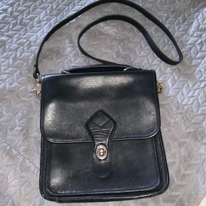 Wilson’s leather crossbody purse black square bag